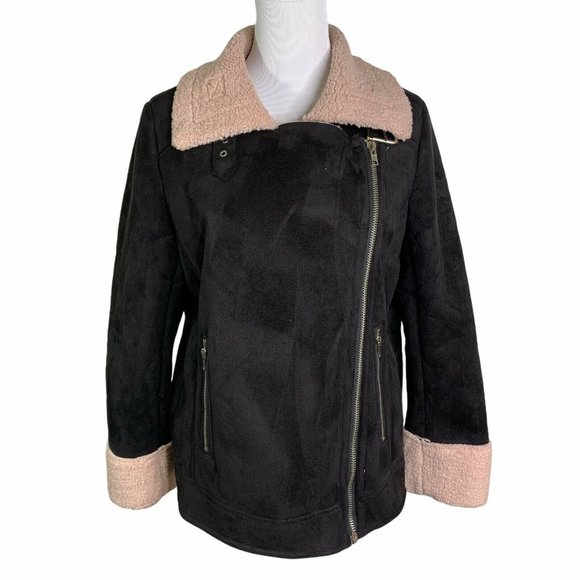 DO+BEFaux Suede Fleece Jacket Coat